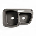 Lavello da cucina in granito per installazione a incasso – 80 x 40 x 25 cm