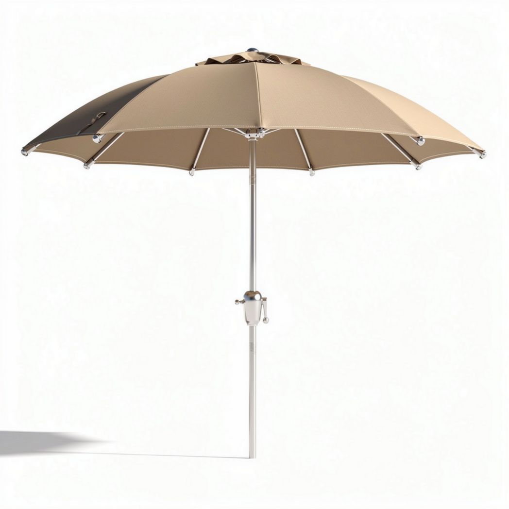 Ombrellone da giardino per esterni – Utilizzato per riparare dal sole – Realizzato in tessuto resistente all'acqua e all'UV – Dimensioni stimate: 250 x 250 x 240 cm