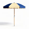 Ombrello da giardino con struttura in legno e copertura in tessuto impermeabile – 210 x 210 x 250 cm